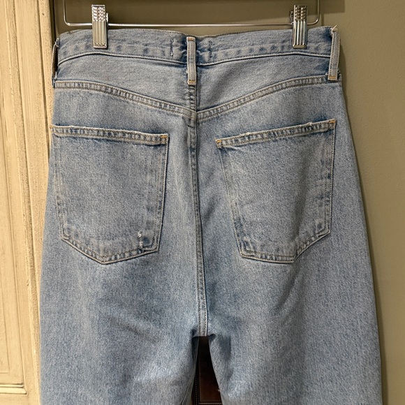Women’s Agolde 90’s Jeans size 27 button fly cropped denim - Picture 14 of 16